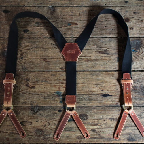 Vintage Suspenders (schwarz/braun) Bild 1
